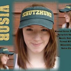 Personalized Embroidered Visor -Puppy`s Store 9010262AD1 79368.1638911359