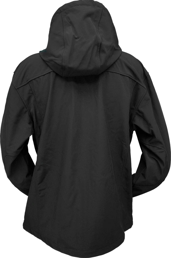 Custom Logo Hooded Softshell Jacket 2 Custom Logo Hooded Softshell Jacket - Image 2