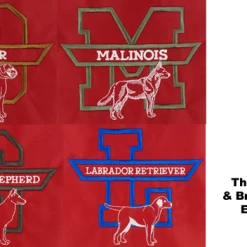 Letterman Hoodie - Breed Specific -Puppy`s Store 935001 Examples Red full 96629.1638911411