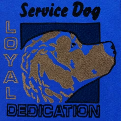 Embroidered Service Dog Hoodies 16 Embroidered Service Dog Hoodies -Puppy`s Store 97010Blue full 36388.1638911349