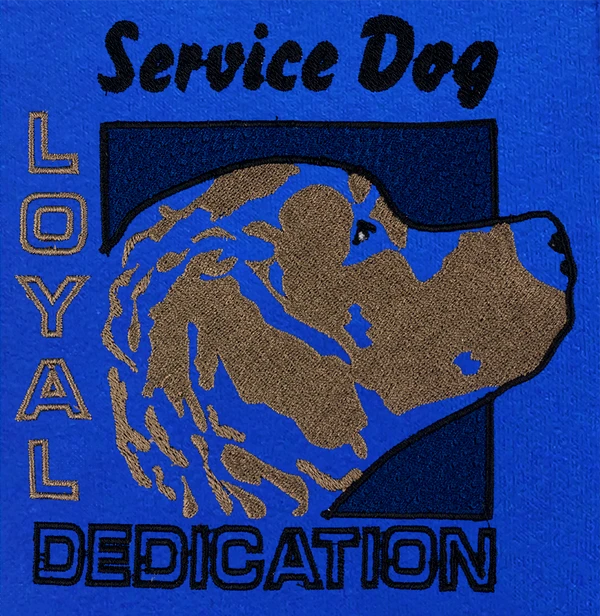 Embroidered Service Dog Hoodies 6 Embroidered Service Dog Hoodies - Image 6