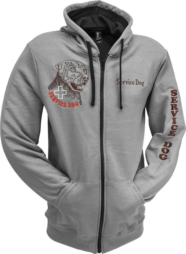 Embroidered Service Dog Hoodies 8 Embroidered Service Dog Hoodies - Image 8