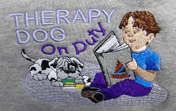 Embroidered Therapy Dog Hoodies 5 Embroidered Therapy Dog Hoodies - Image 5
