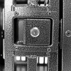 Powder Coated Double Door Diamond Tread Aluminum Dog Crate -Puppy`s Store 991008LP 4 full 54227.1638911347