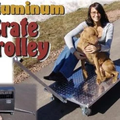 Aluminum Crate Trolley -Puppy`s Store 991040AD2 10750.1675168471