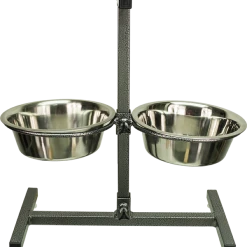 Double Diner Adjustable Elevated Dog Bowl Feeder -Puppy`s Store 991057 2 full 87256.1638911421