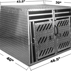 Aluminum 2 Dog Crate -Puppy`s Store 992252 1a full 66154.1638911432