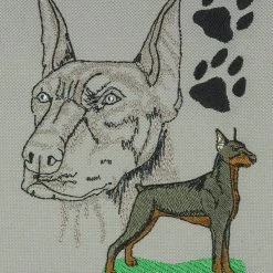 Embroidered Breed Specific Backpack -Puppy`s Store Doberman full 45493.1638911443