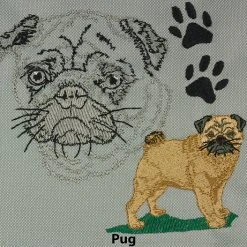 Embroidered Breed Specific Backpack -Puppy`s Store Pug full 50692.1638911441